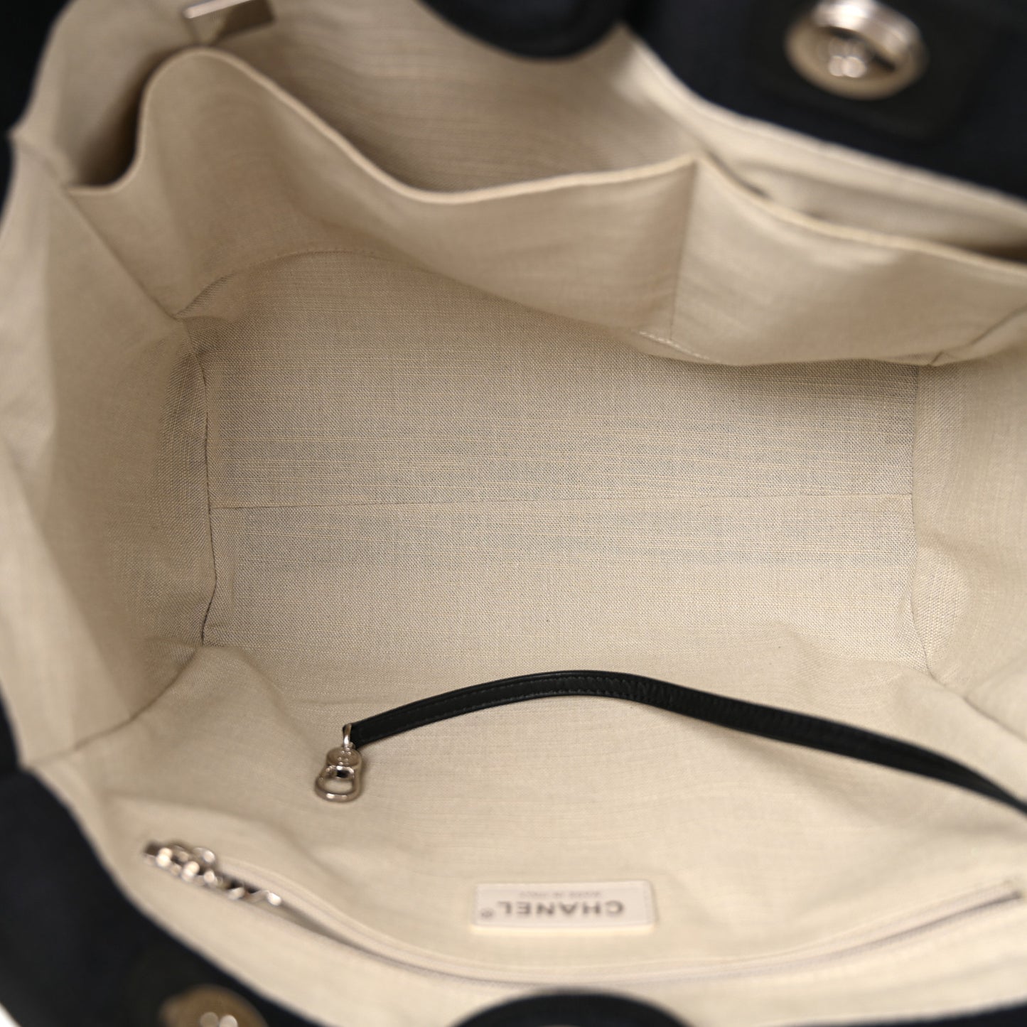 Mixed Fibers Small Deauville Tote Black