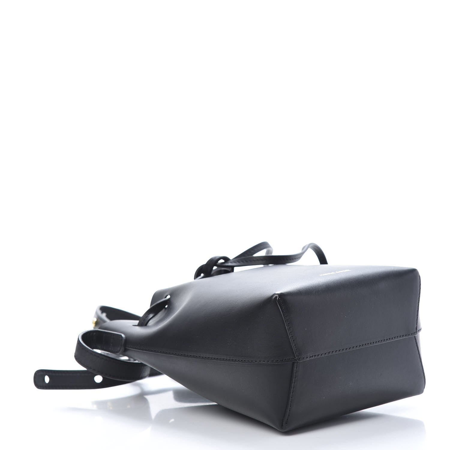 Mansur Gavriel Calfskin Mini Bucket Bag Black Flamma 4 of 10