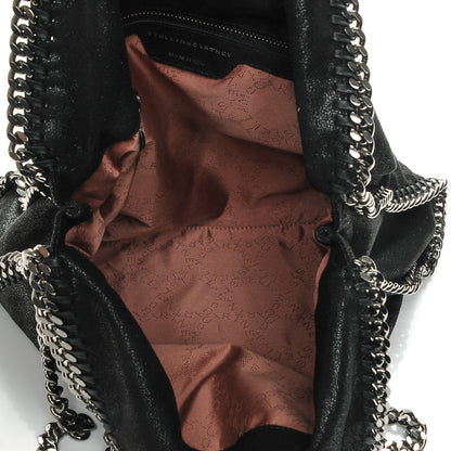 Stella McCartney Shaggy Deer Falabella Fold Over Tote Black 5 of 6