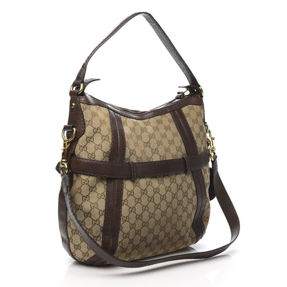 Gucci Monogram Medium GG Running Hobo Dark Brown 3 of 13