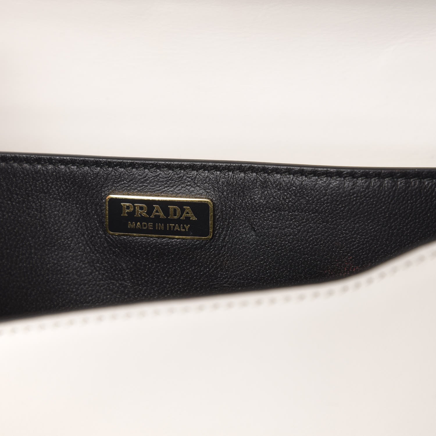 Prada City Calf Raffia Saffiano Cahier Bag Naturale White 7 of 14