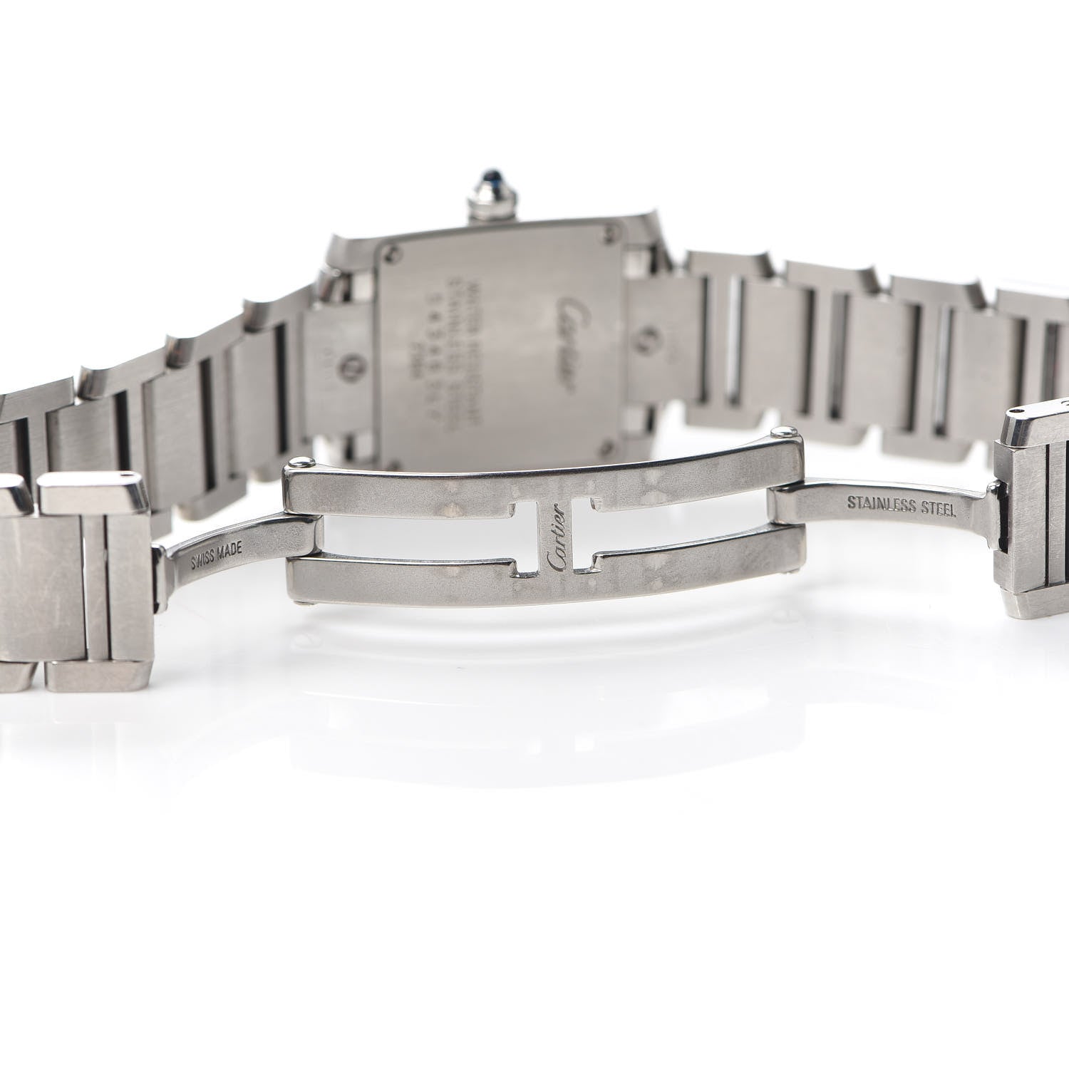 Cartier Stainless Steel 20mm Tank Francaise Quartz Watch 5 of 5