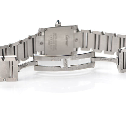 Cartier Stainless Steel 20mm Tank Francaise Quartz Watch 5 of 5