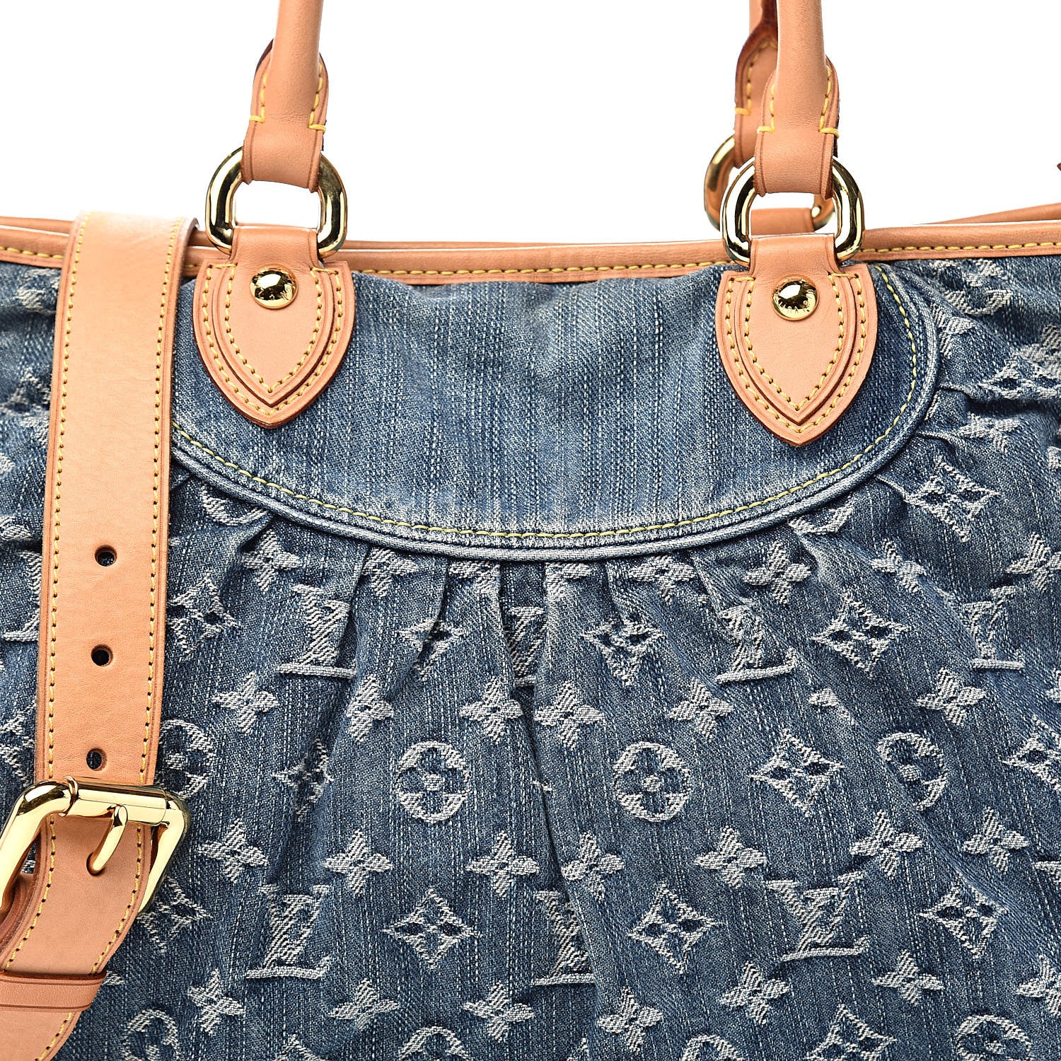 Louis Vuitton Denim Neo Cabby MM Blue 9 of 9