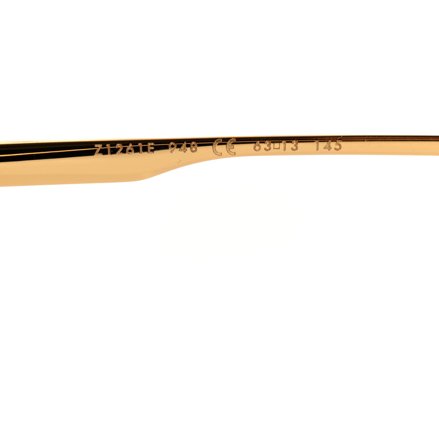 Louis Vuitton Metal LV Ash Sunglasses Z1261E Gold 1241814