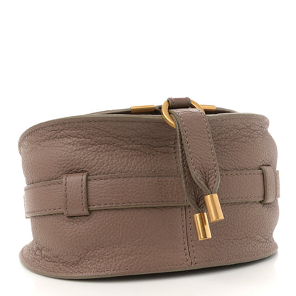 Chloe Calfskin Mini Marcie Round Crossbody Bag Nut 4 of 11