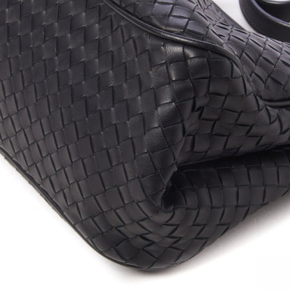 Bottega Veneta Nappa Intrecciato Shoulder Bag Black 4 of 7