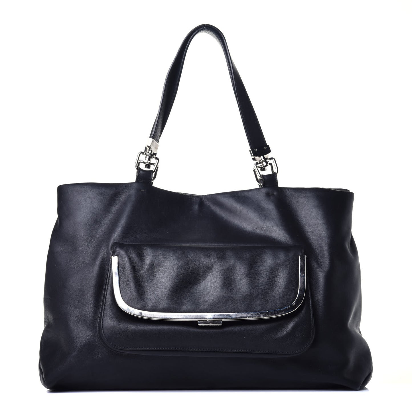 Deerskin Pocket Tote Black