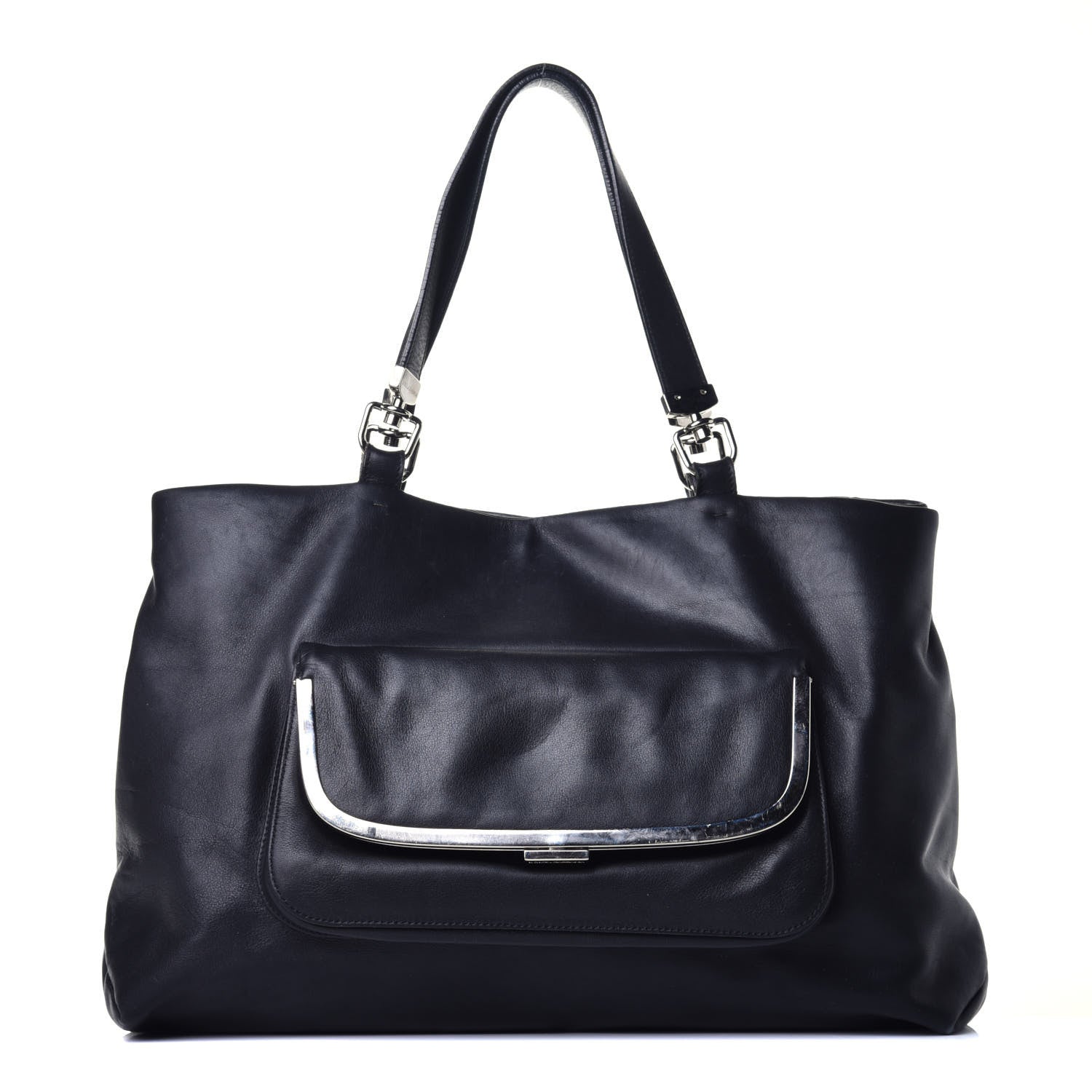 Dolce & Gabbana Deerskin Pocket Tote Black 2 of 19