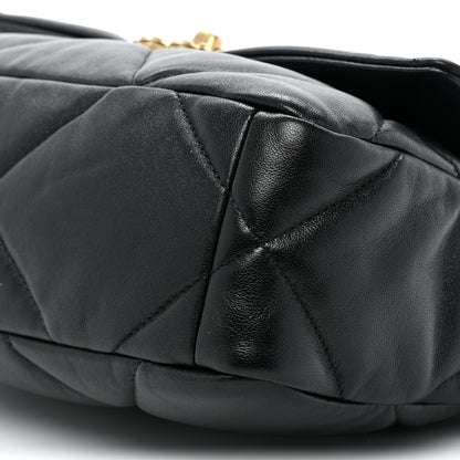Chanel Lambskin Quilted Medium Chanel 19 Flap Black 8 of 10
