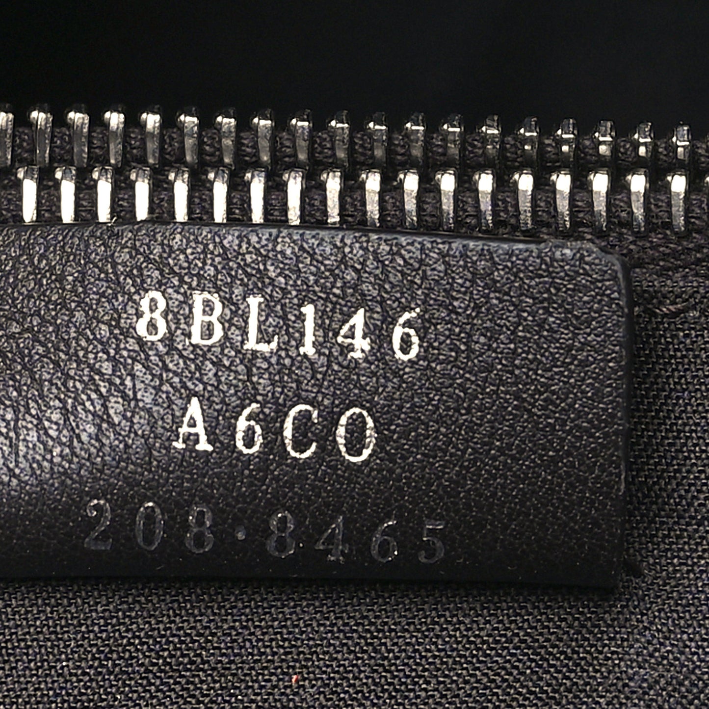 Vitello Dolce Bi-Color FF 1974 Embossed Medium By The Way Boston Bag Black Maya