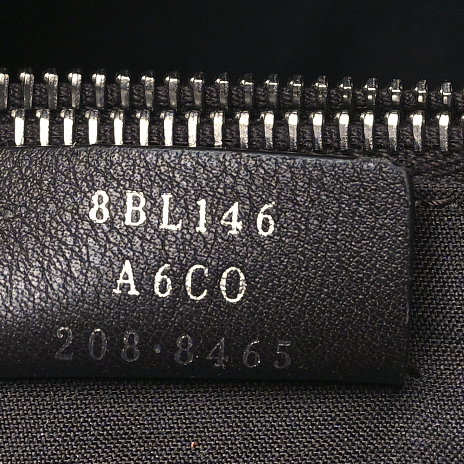 Fendi Vitello Dolce Bi-Color FF 1974 Embossed Medium By The Way Boston Bag Black Maya 7 of 10