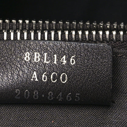 Fendi Vitello Dolce Bi-Color FF 1974 Embossed Medium By The Way Boston Bag Black Maya 7 of 10