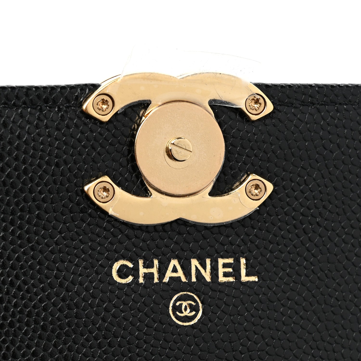 Chanel Caviar Quilted Coco First Clutch With Chain Black 5 of 8