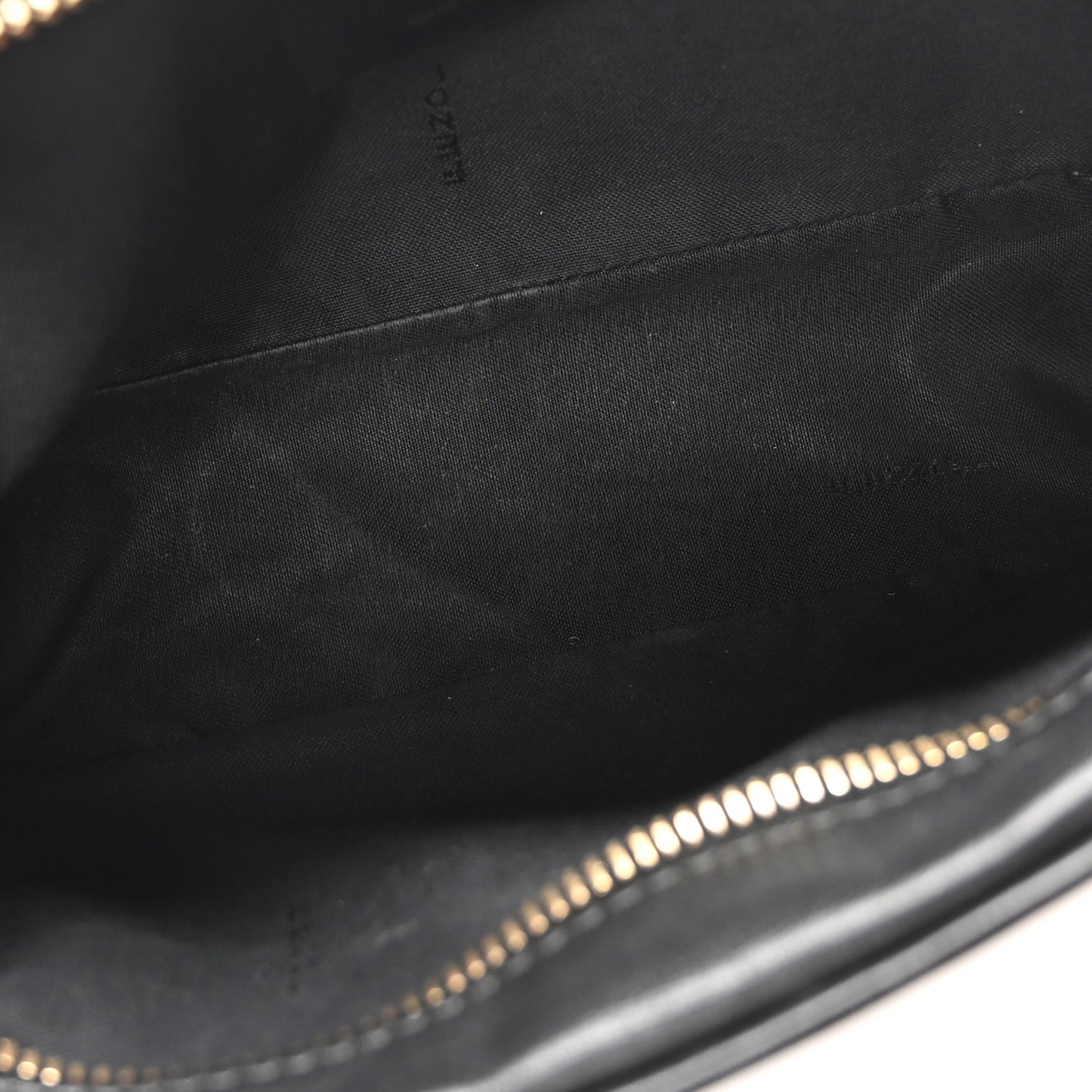 Glazed Fabric Vitello Century FF 1974 Stamp Patch Mini Camera Case Mogano Panna Black