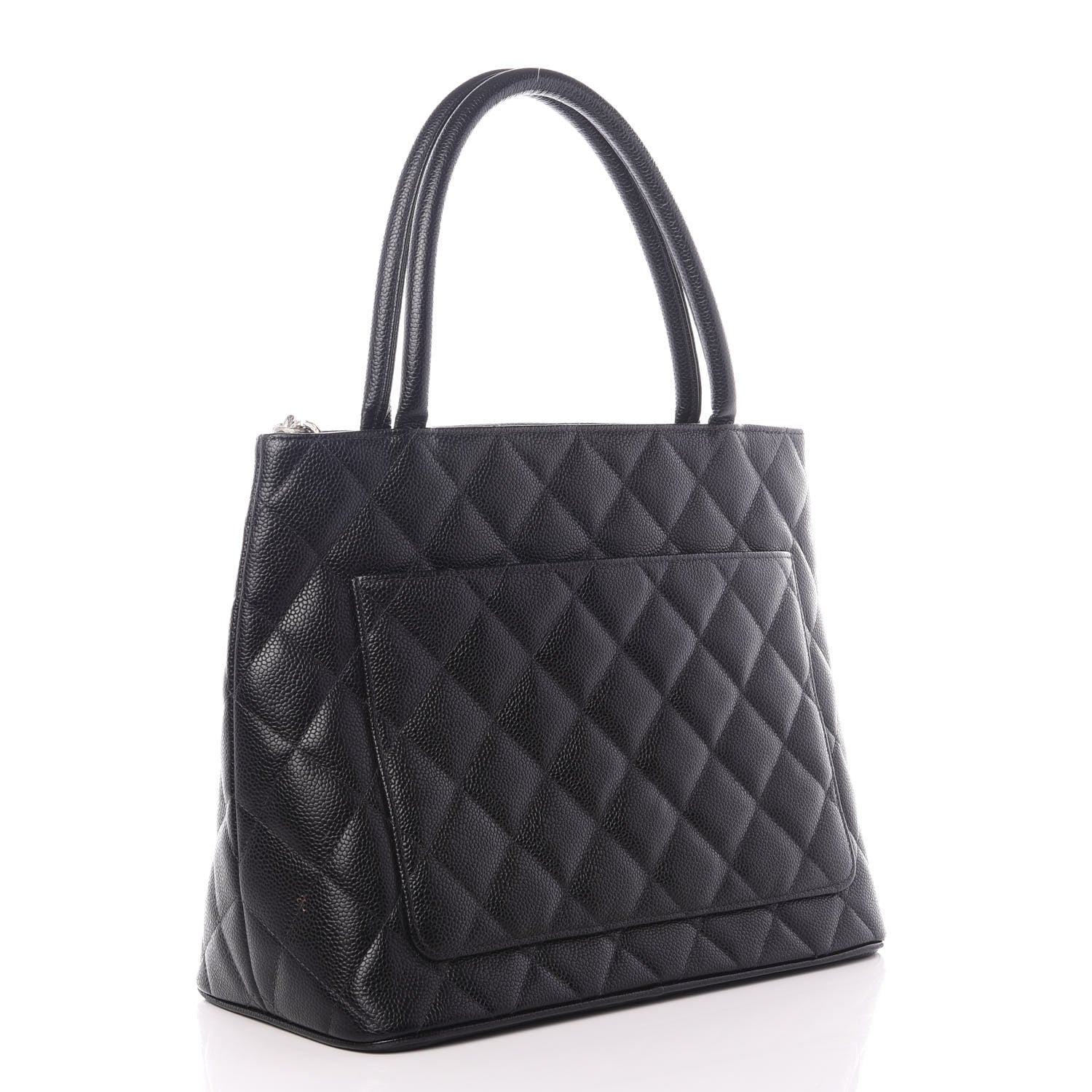 Chanel Caviar Quilted Medallion Tote Black 2 of 8