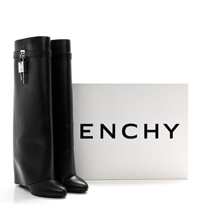 Givenchy Calfskin Shark Lock Pant Boots 39 Black 10 of 10