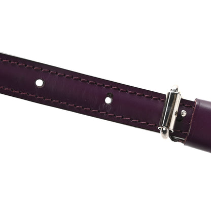 Louis Vuitton Calfskin 16mm Adjustable Shoulder Strap Cassis 4 of 4