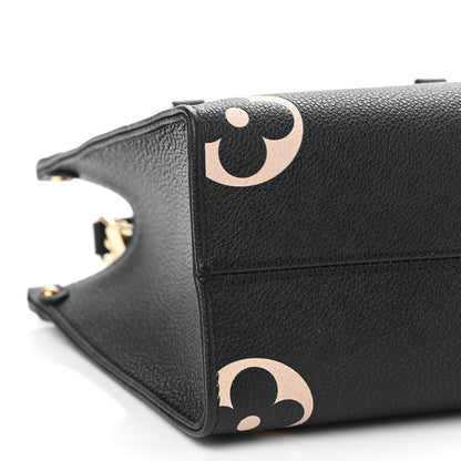 Louis Vuitton Empreinte Monogram Giant Onthego PM Black Beige 9 of 11