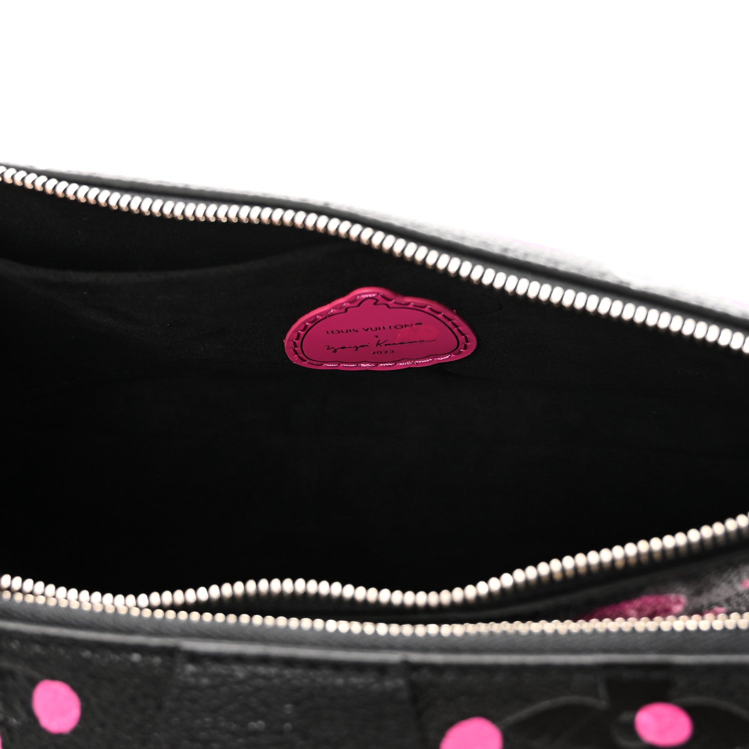 Louis Vuitton LV X YK Empreinte Multi Pochette Accessories Black Fuchsia 5 of 11