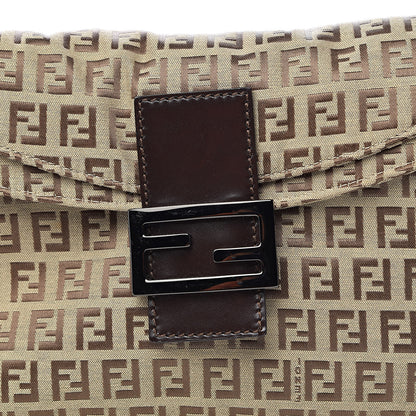 Fendi Zucchino Baguette Dark Brown 10 of 10