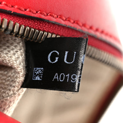 Gucci Calfskin Web Small Webby Bee Shoulder Bag Red 8 of 11