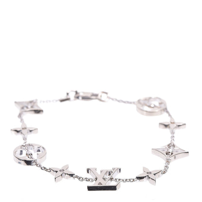 Louis Vuitton 18K White Gold Monogram Bracelet 1 of 6