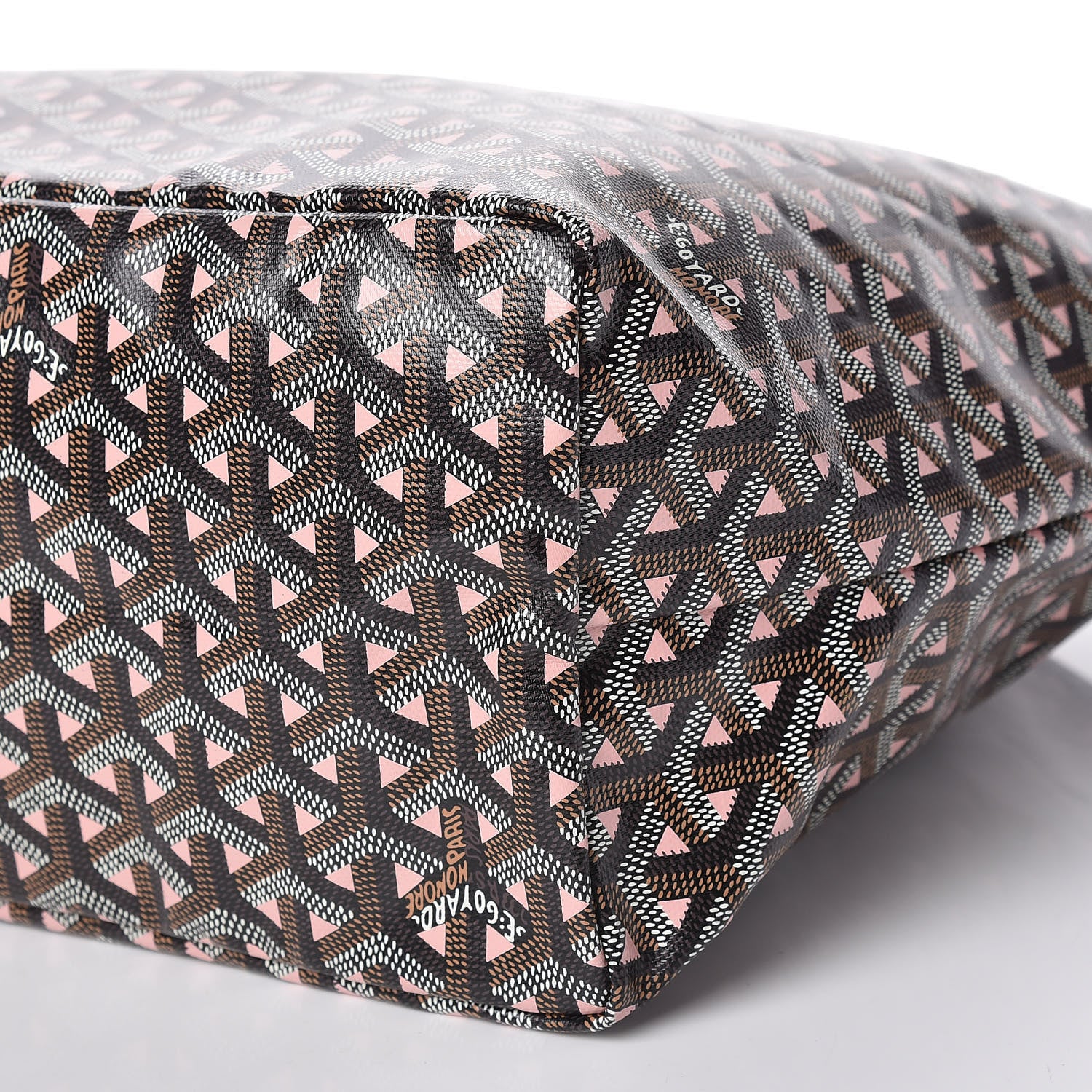 Goyard Goyardine Saint Louis Claire Voie PM Black Pink 11 of 11