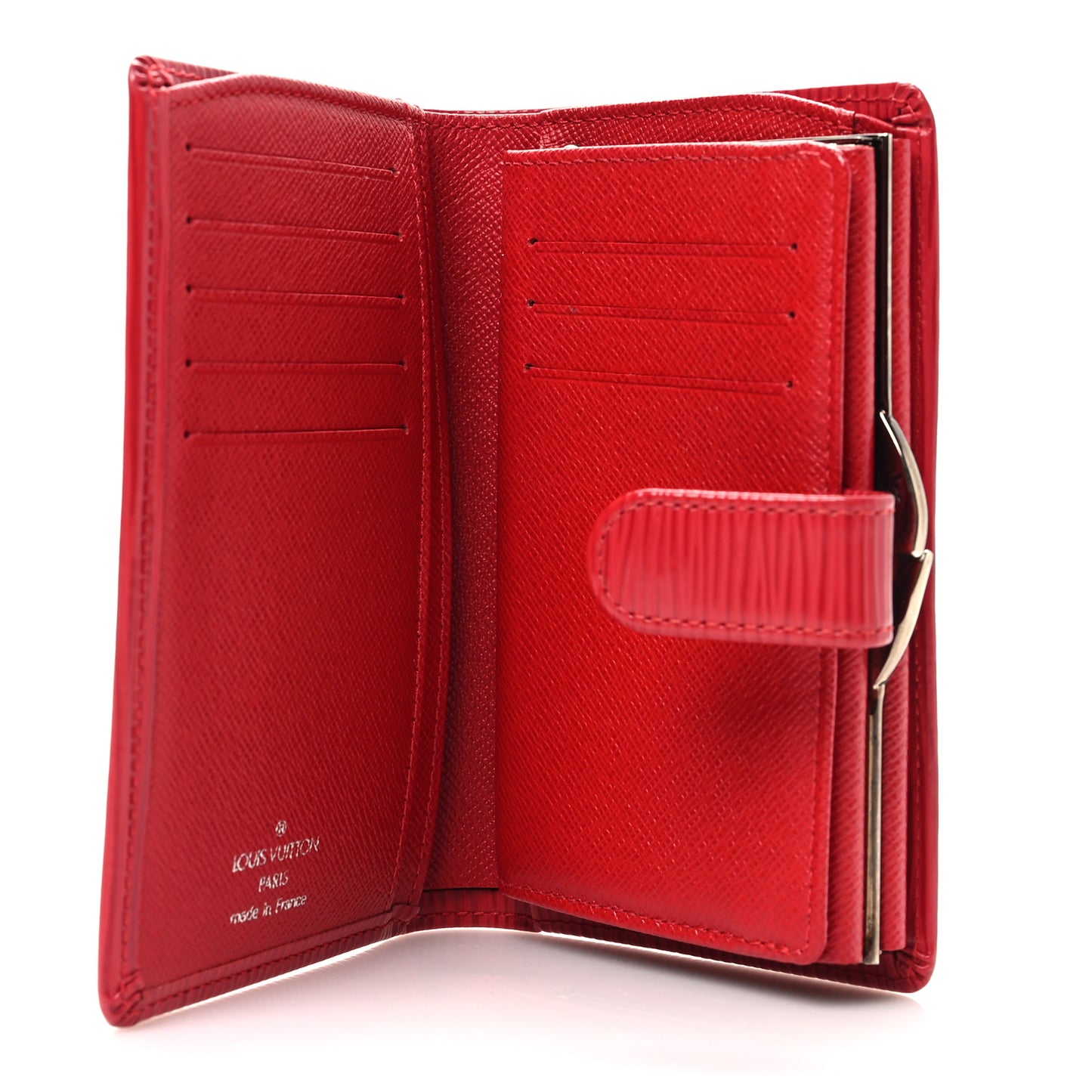 Epi French Purse Wallet Castillan Red