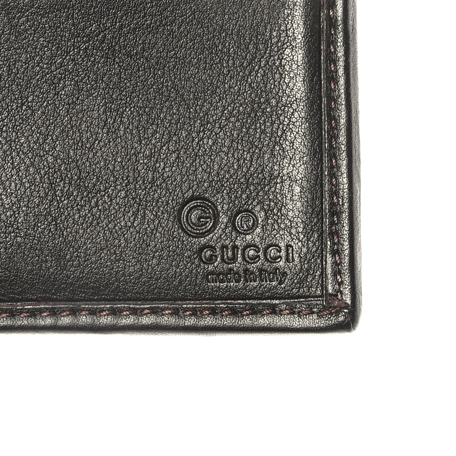 Gucci Signature Monogram Continental Wallet Black 7 of 7