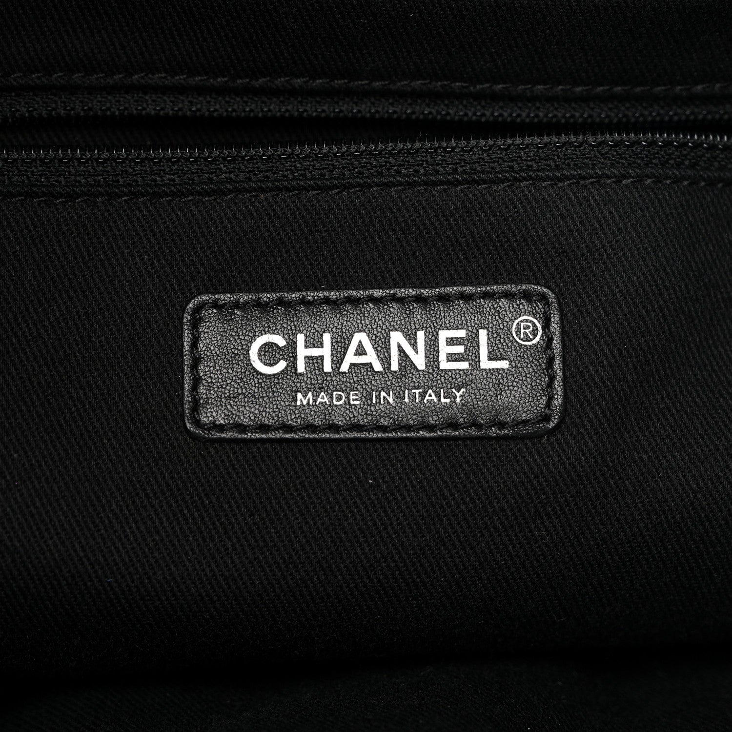 Chanel Canvas Large Deauville Backpack Charcoal 6 of 10