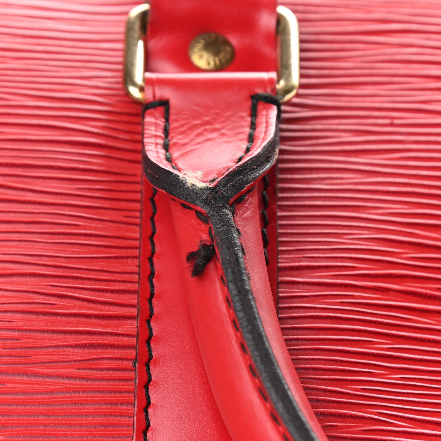Louis Vuitton Epi Keepall 50 Castillan Red 14 of 20