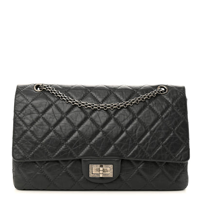 Chanel Aged Calfskin Quilted 2.55 Reissue 227 Flap Grey 1 of 12
