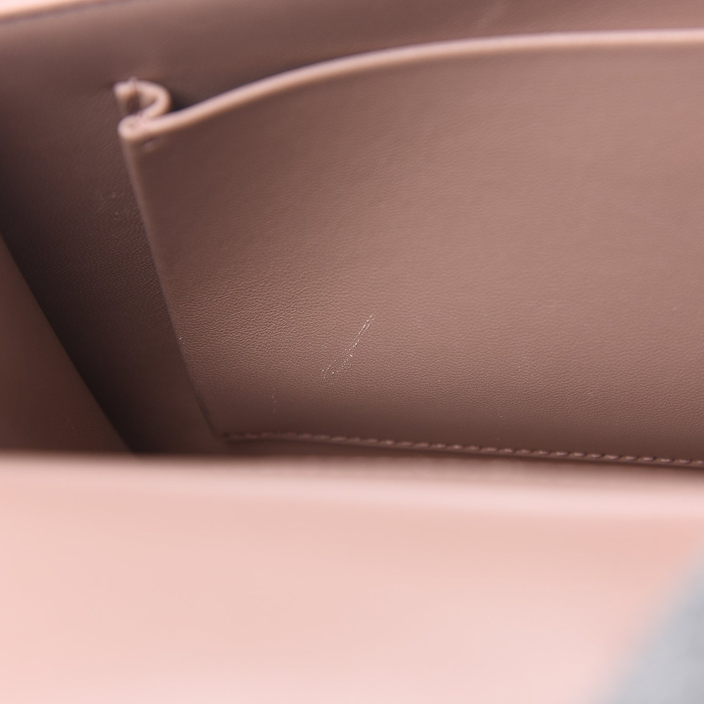 Ultra Matte Grained Calfskin 30 Montaigne Flap Bag Blush