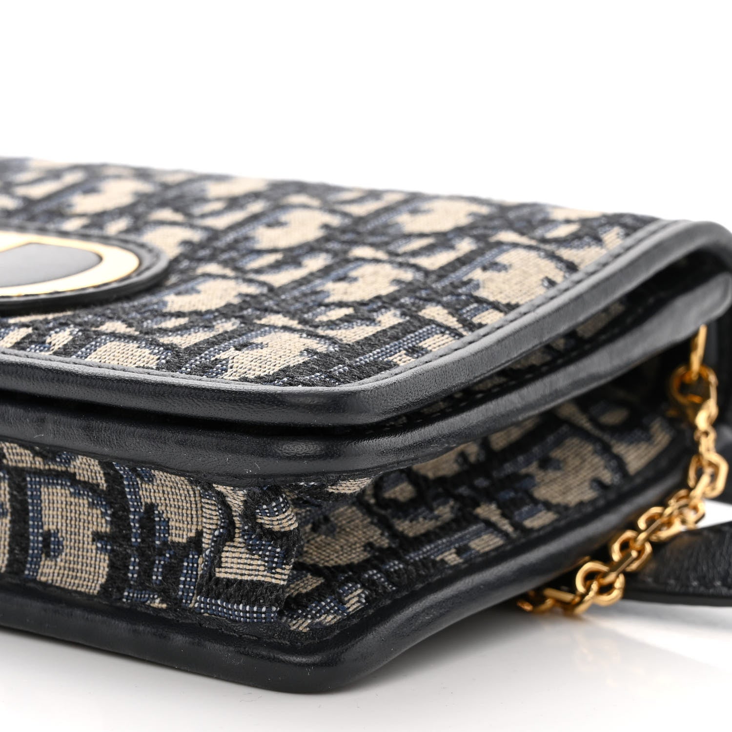 Christian Dior Oblique 30 Montaigne 2-In-1 Pouch Blue 10 of 12