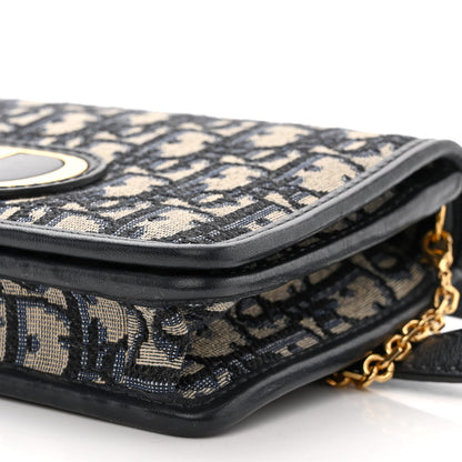 Christian Dior Oblique 30 Montaigne 2-In-1 Pouch Blue 10 of 12