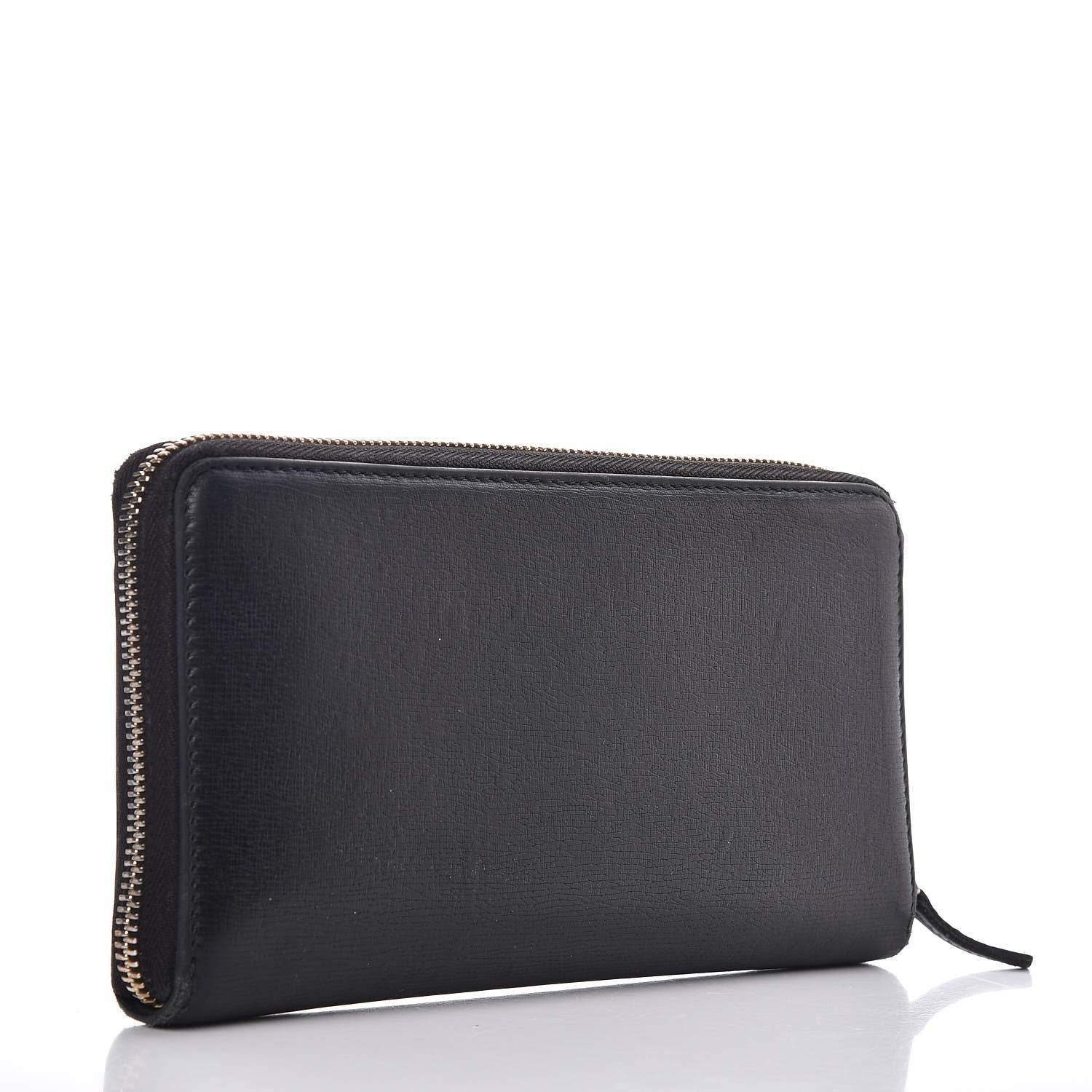 Gucci Calfskin GG Zip Around Wallet Black 3 of 9
