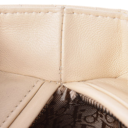 Christian Dior Lambskin Cannage Medium Lady Dior Light Beige 20 of 21