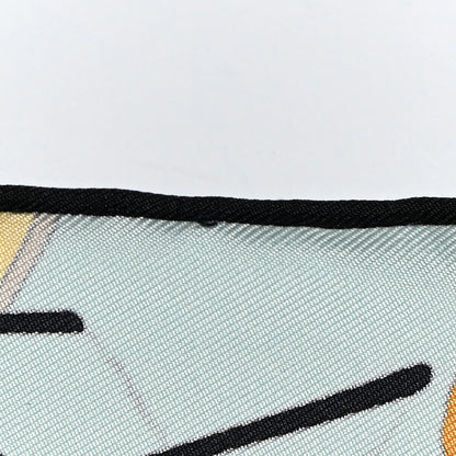 Hermes Silk On The Beach Scarf 90 Creme Menthol Ebene 10 of 12