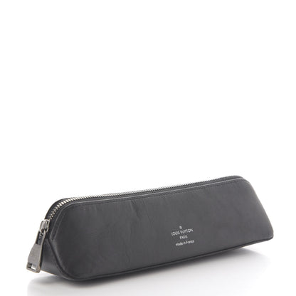 Louis Vuitton Monogram Eclipse Elizabeth Pencil Pouch Black 3 of 10