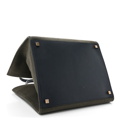 Celine Cotton Canvas Medium Phantom Luggage Olive 4 of 13