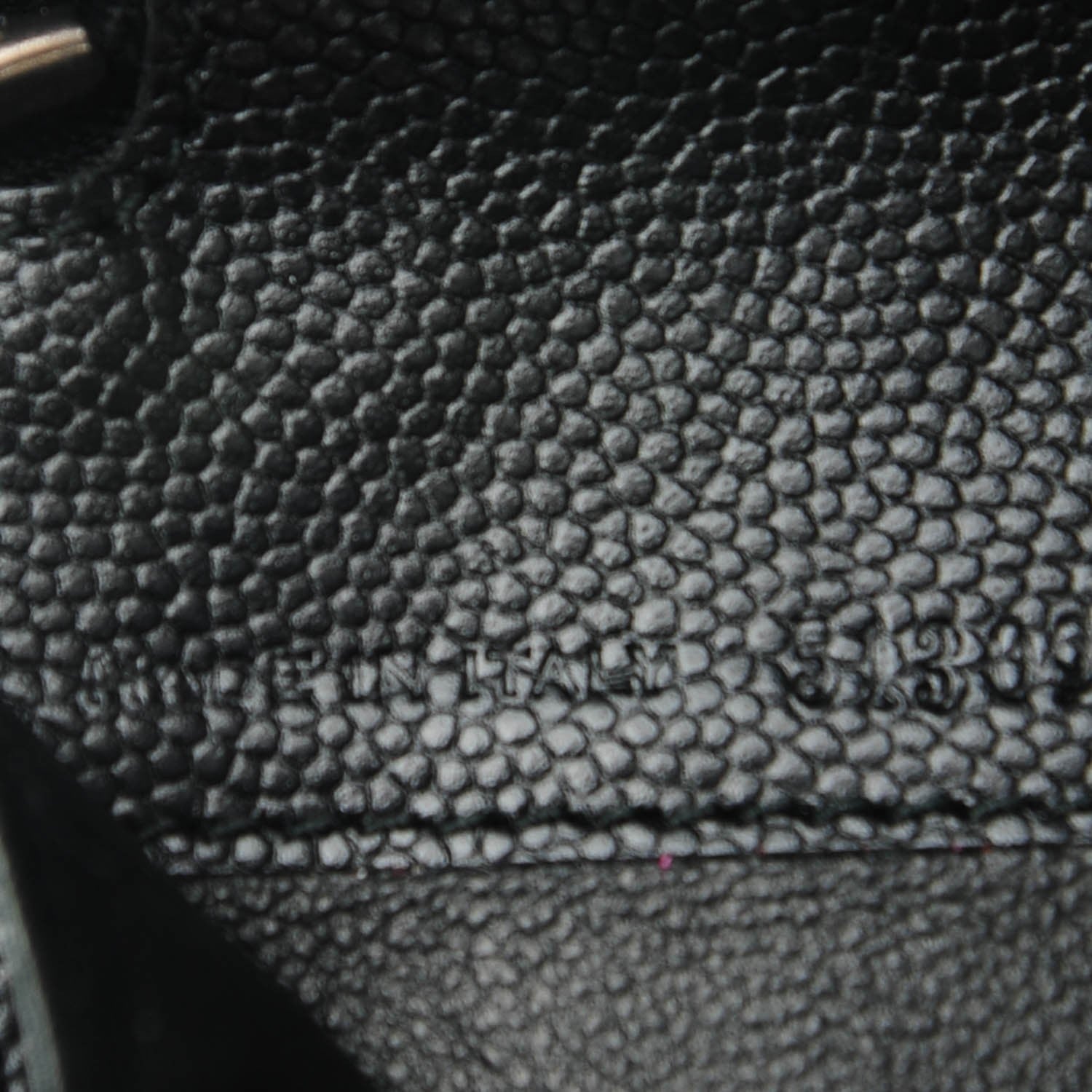 Saint Laurent Grain De Poudre Classic Zip Around Travel Wallet Black 8 of 8