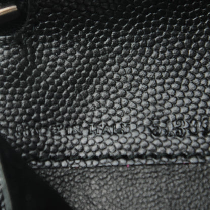Saint Laurent Grain De Poudre Classic Zip Around Travel Wallet Black 8 of 8