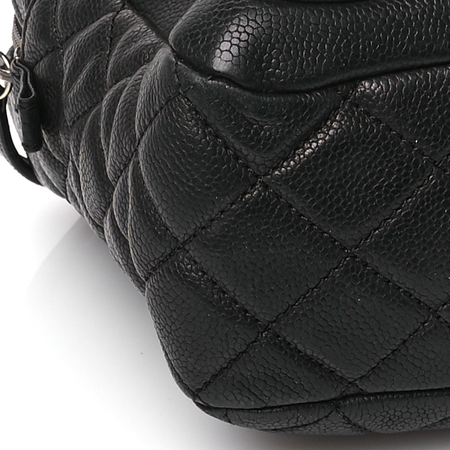 Chanel Caviar Quilted Travel Flap Tote Black 9 of 10