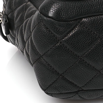 Chanel Caviar Quilted Travel Flap Tote Black 9 of 10