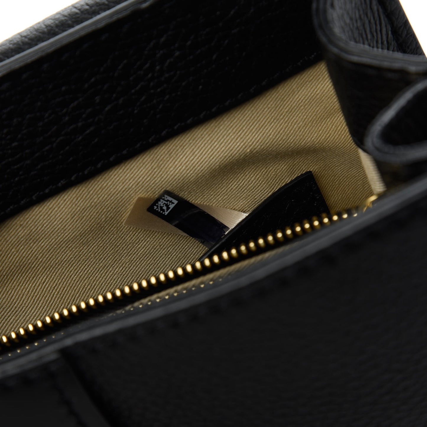 Grained Calfskin Medium Aby Day Shoulder Bag Black