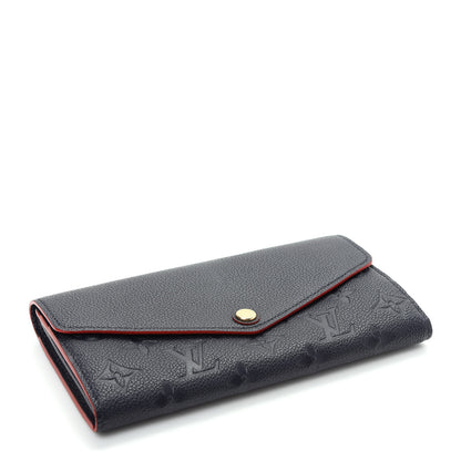 Louis Vuitton Empreinte Sarah Wallet NM Marine Rouge 4 of 7