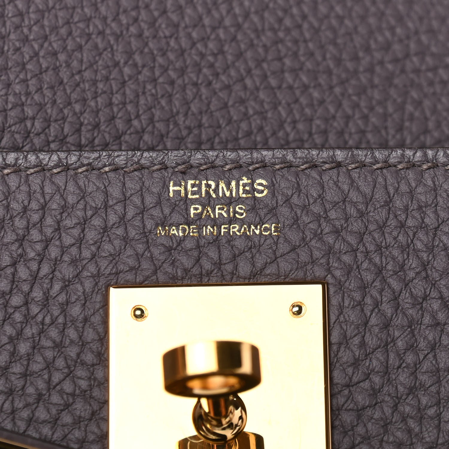 Hermes Togo Kelly Retourne 28 Etain 5 of 8