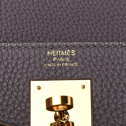 Hermes Togo Kelly Retourne 28 Etain 5 of 8