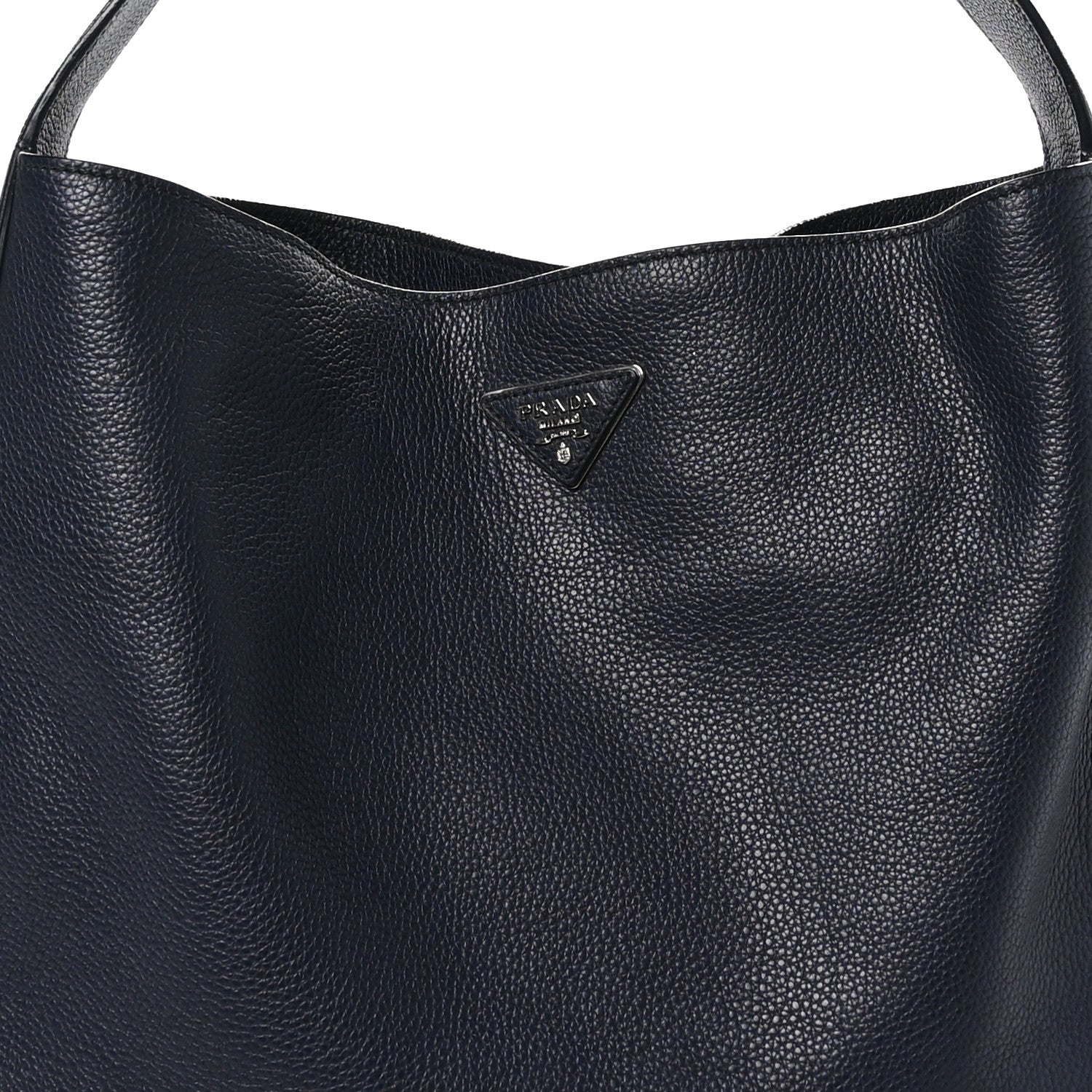 Prada Vitello Daino Hobo Baltico 8 of 10